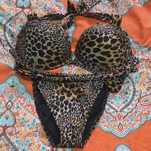 Victoria's Secret Leopard Print Bikini